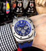 Copy Audemars Piguet Royal Oak Offshore 45mm Watches Blue Chronograph Dial